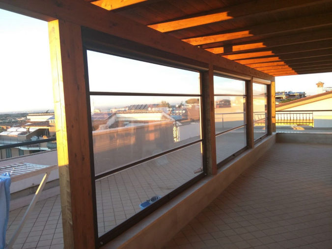 Tende antivento steccate